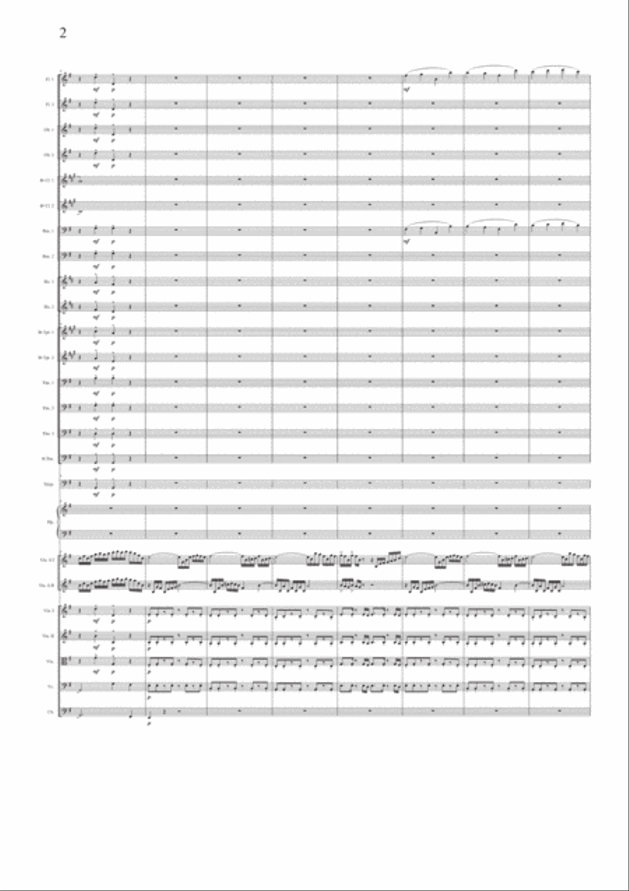Miniatures Full Orchestra scores gallery preview page 2