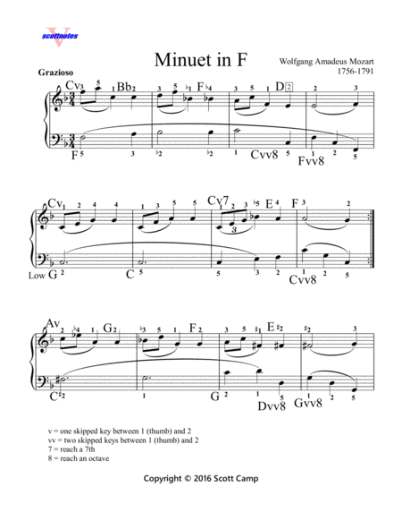 Minuet in F by Mozart