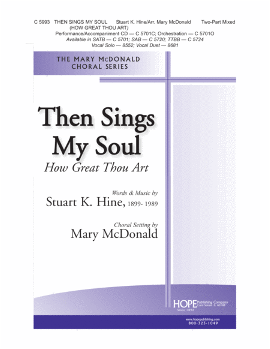 Then Sings My Soul (How Great Thou Art) 2-Part scores gallery preview page 2