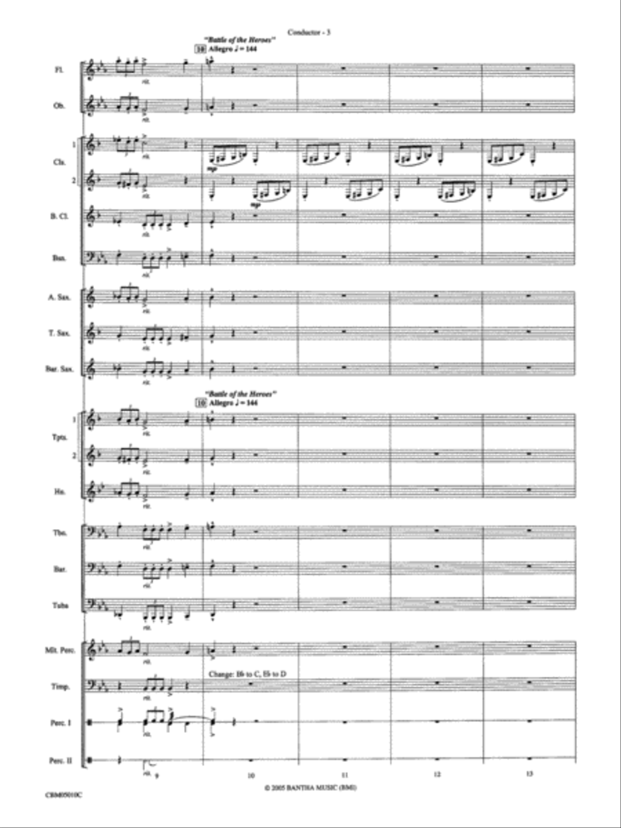 Star Wars®: Episode III Revenge of the Sith: Score Concert Band scores gallery preview page 4