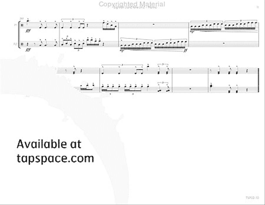 Eight on 3 and Nine on 2 Percussion scores gallery preview page 16