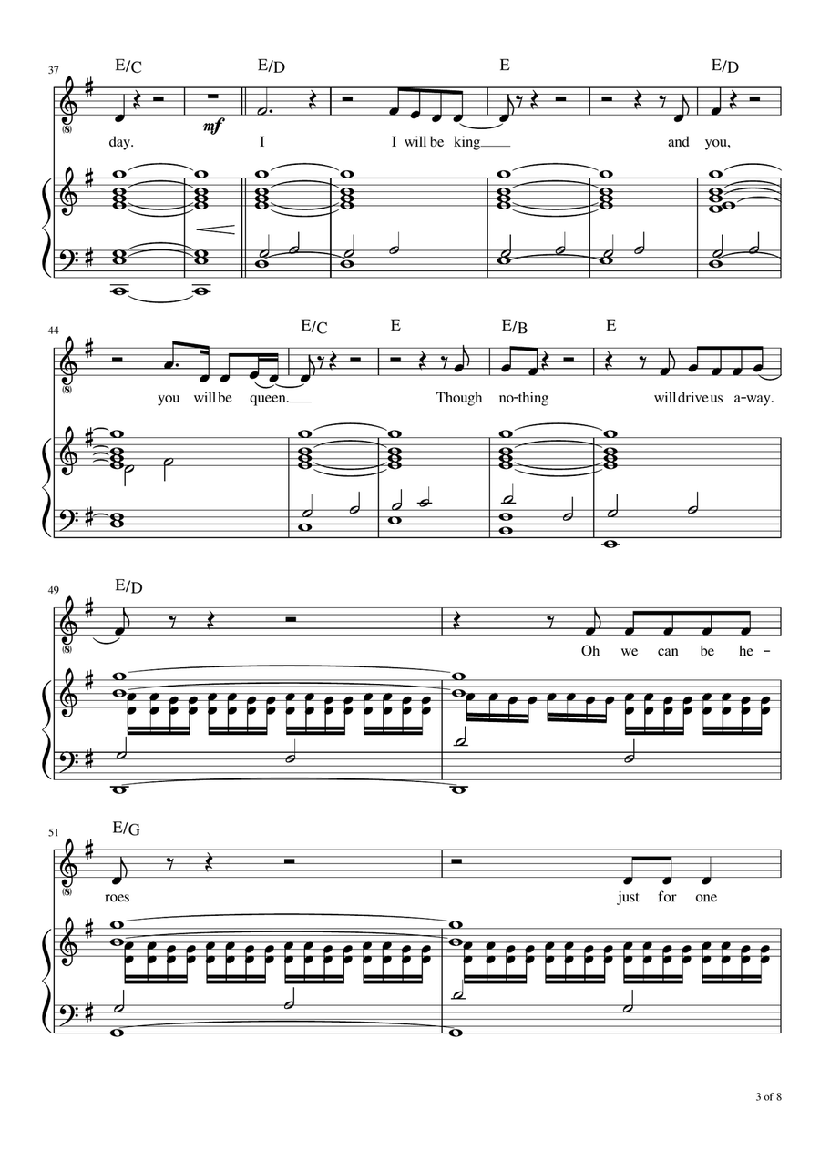 Heroes Voice scores gallery preview page 4