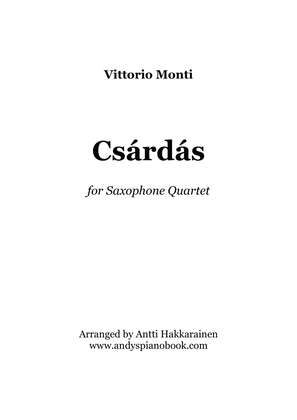 Book cover for Czardas - Saxophone Quartet
