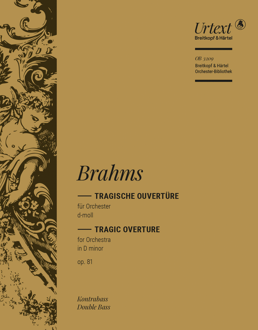 Tragic Overture in D minor Op. 81 Orchestra scores gallery preview page 1