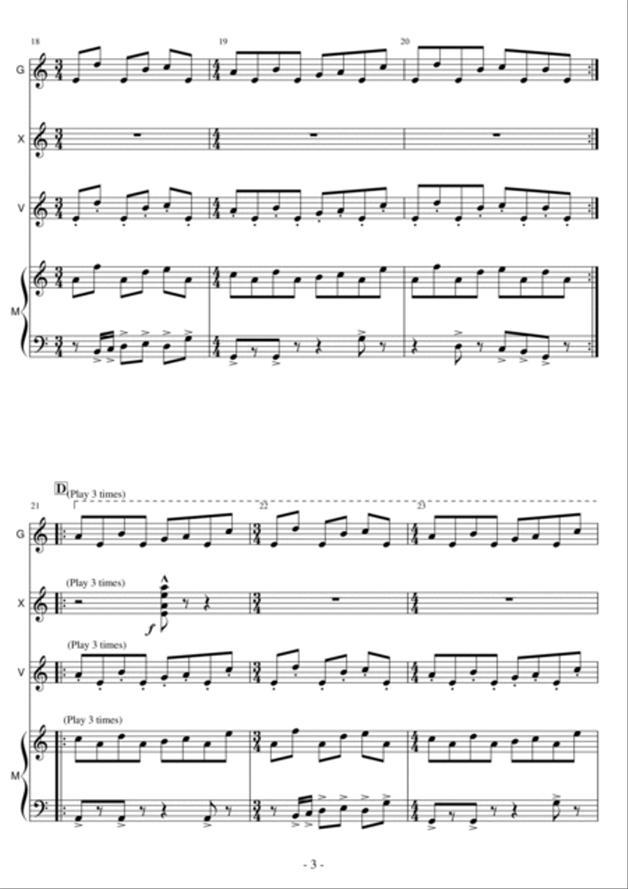 Tubular Bells Tubular Bells Glockenspiel scores gallery preview page 3