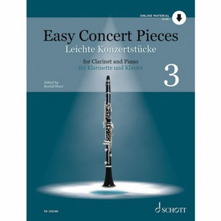 Book cover for Easy Concert Pieces Vol 3 Clarinet/piano3: 14 Pieces From 4 Centuries