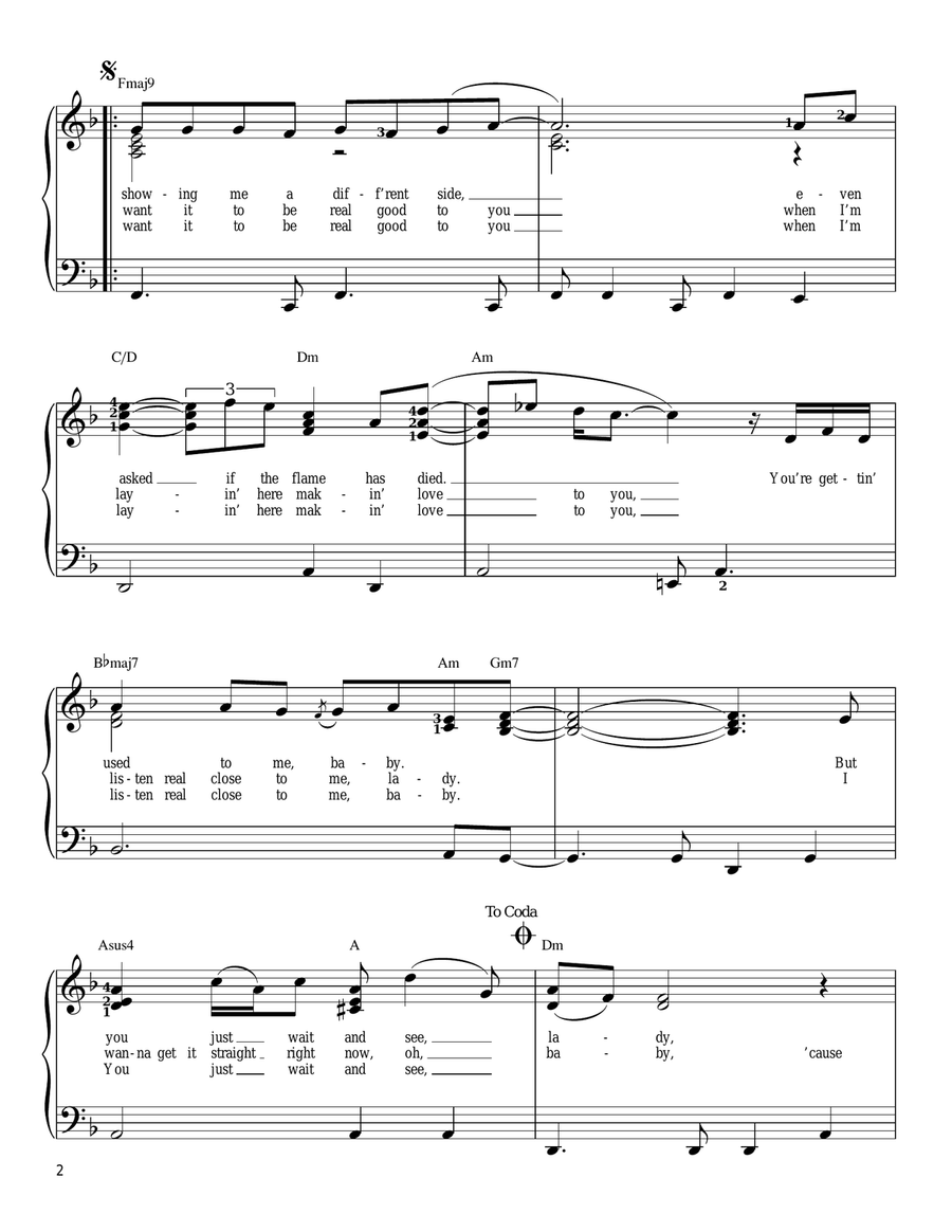 Lady Blue Lady Blue Easy Piano scores gallery preview page 2