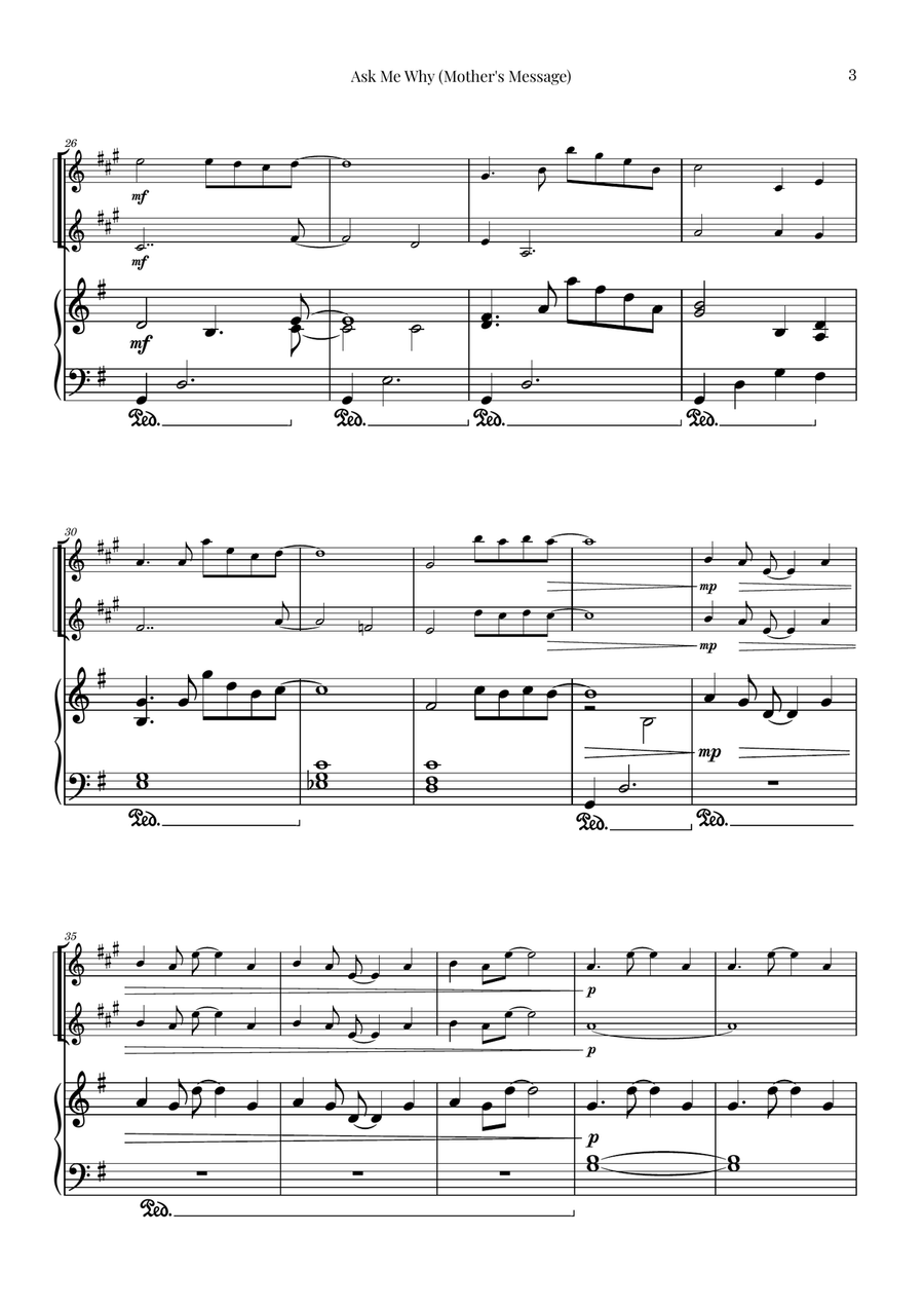 The Boy And The Heron Clarinet Duet scores gallery preview page 3