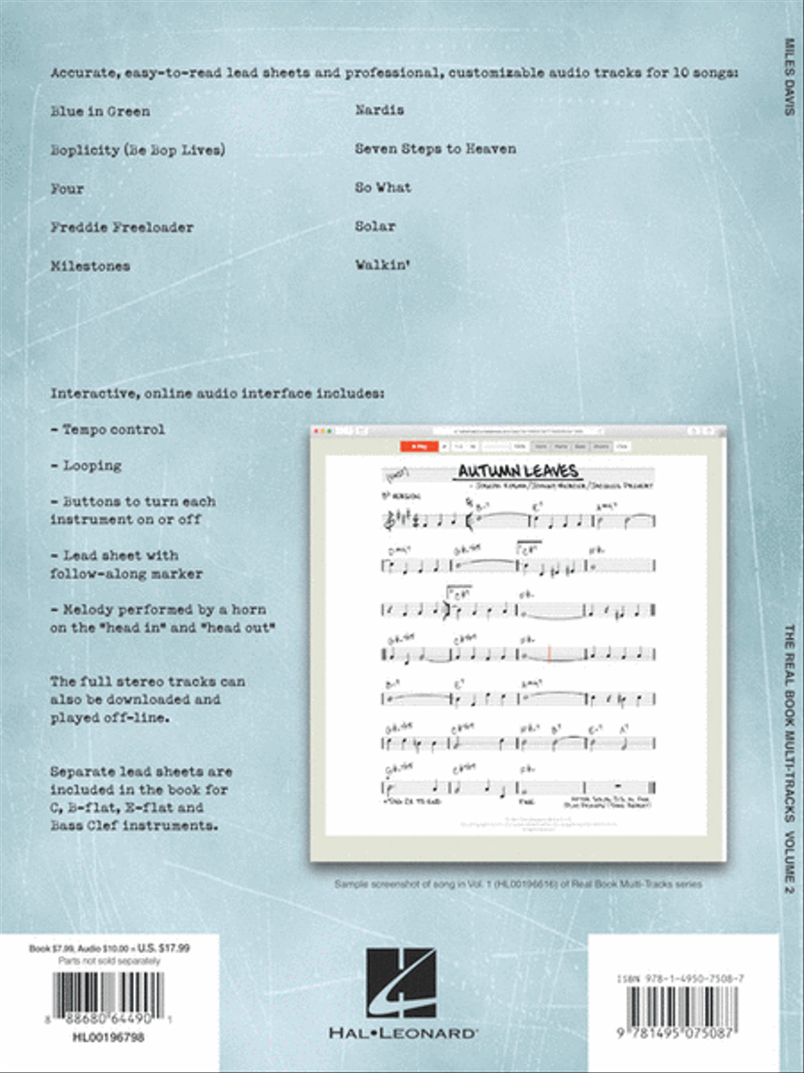 Miles Davis Play-Along Miles Davis Play-Along Piano scores gallery preview page 3
