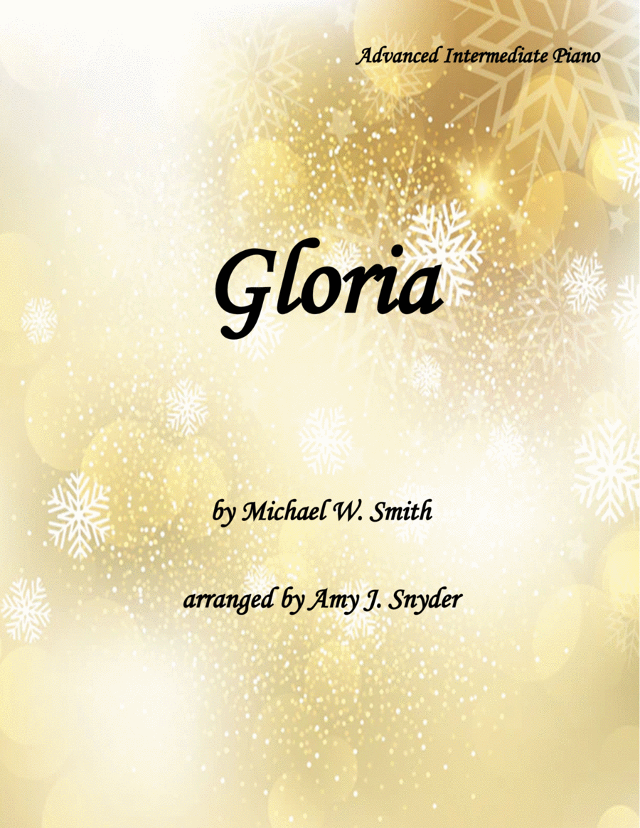 Gloria Piano Solo scores gallery preview page 1