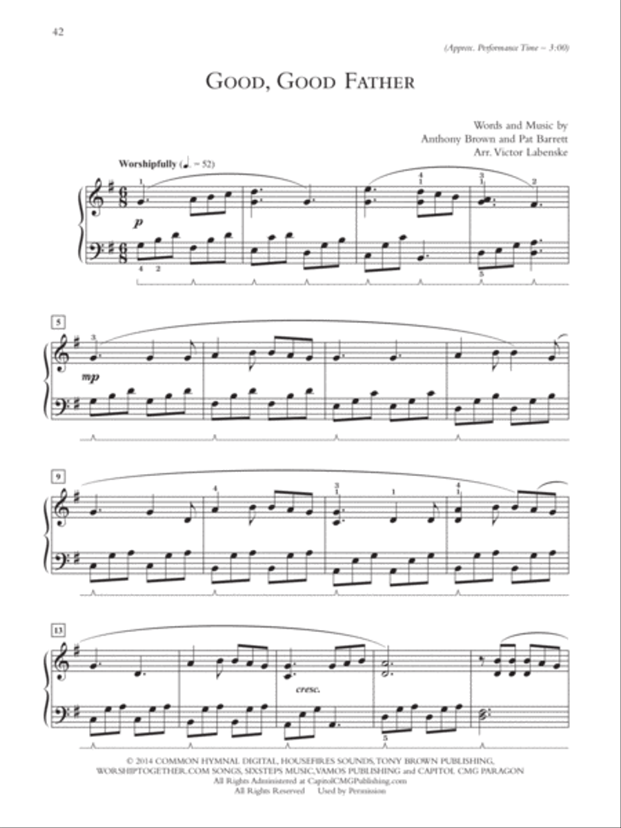 Sunday Morning Christian Hits Companion Piano Solo scores gallery preview page 5