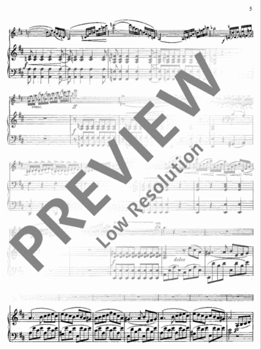 Concerto No. 13 D major Piano scores gallery preview page 6