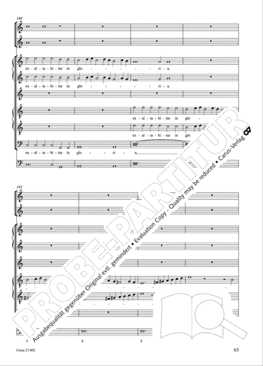Salmi I (Selva morale e spirituale) Collection / Songbook scores gallery preview page 88