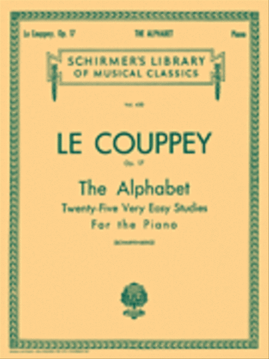 Alphabet, Op. 17 (25 Very Easy Studies) Piano Method scores gallery preview page 1
