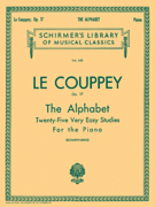 Book cover for Alphabet, Op. 17 (25 Very Easy Studies)