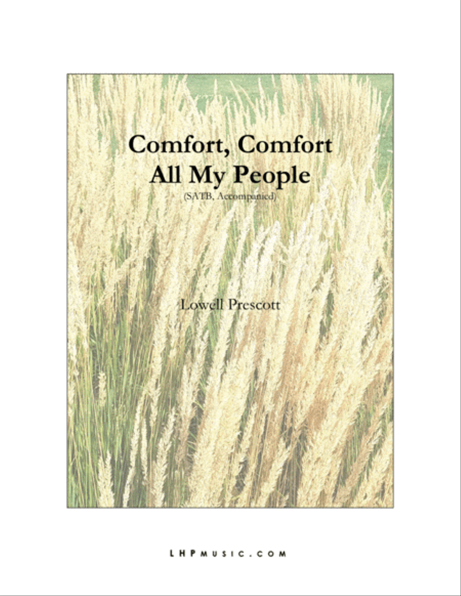 Comfort, Comfort All My People 4-Part scores gallery preview page 1