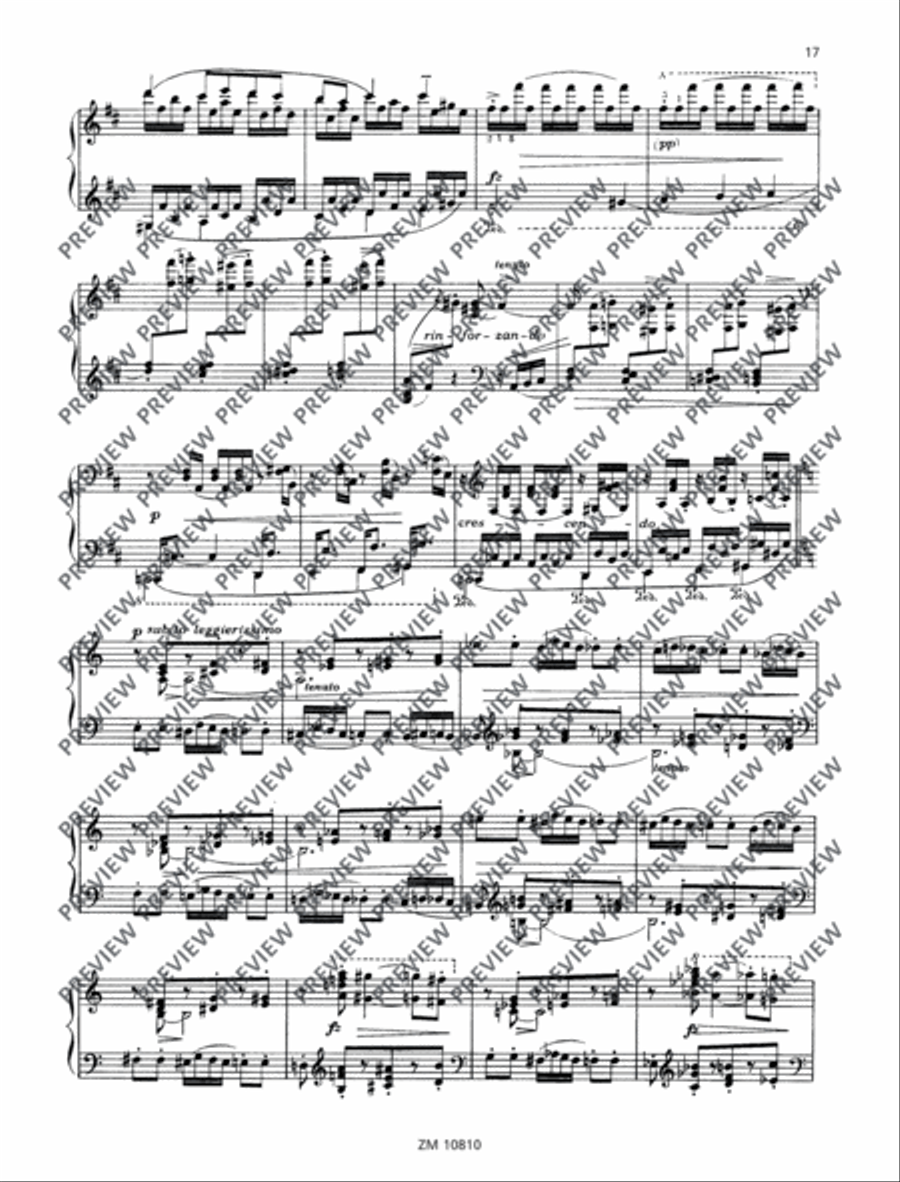 Sonata romantica Piano Solo scores gallery preview page 18