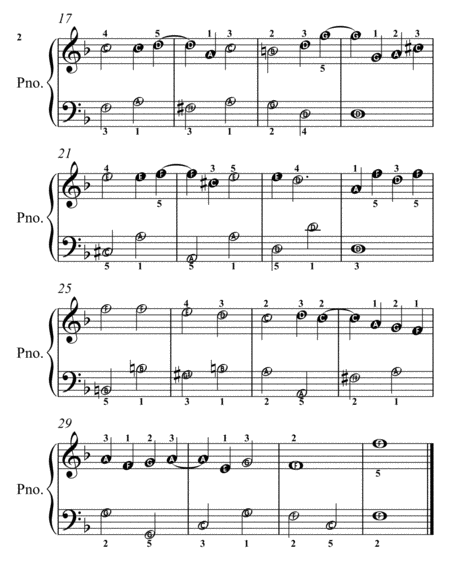 Littlest Ragtime for Easiest Piano 2 Sheet Music