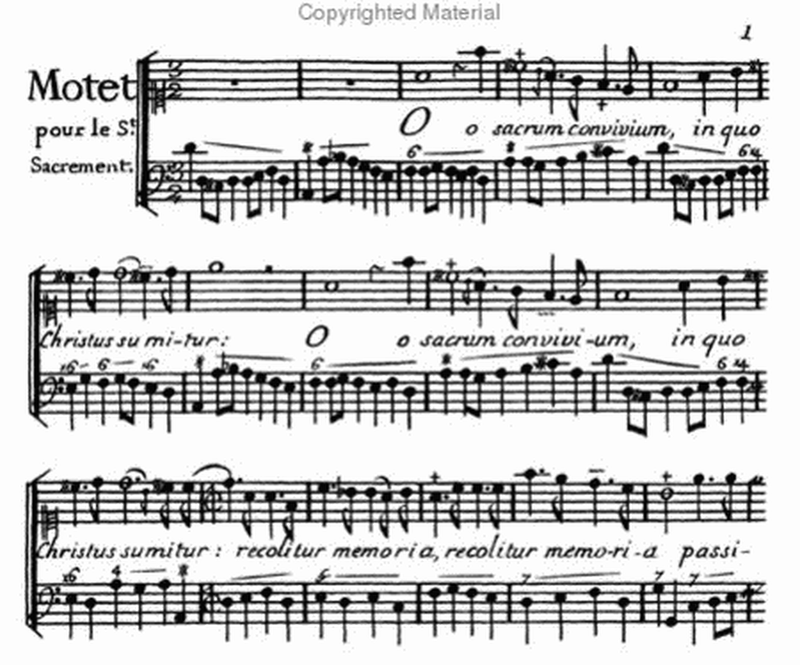 Motets for solo voice - Opus 23