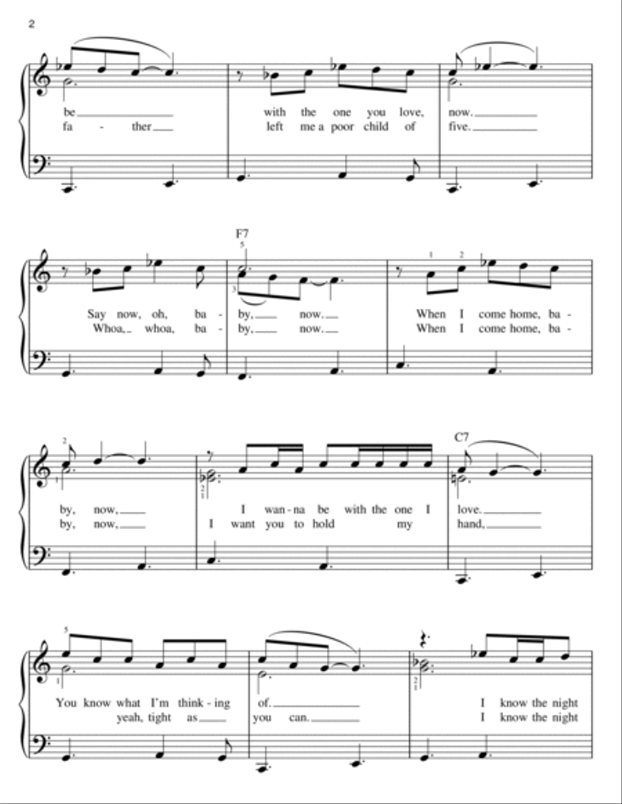 The Right Time Easy Piano scores gallery preview page 2
