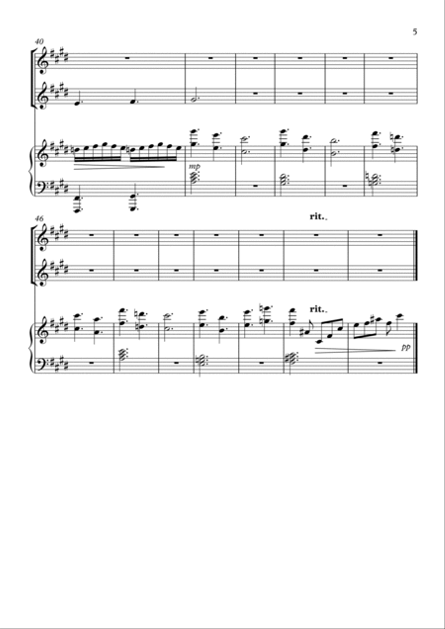Golden Hour Golden Hour Piano Trio scores gallery preview page 5