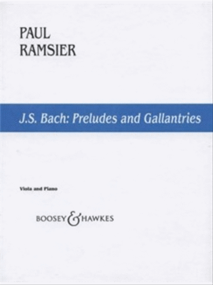 Preludes and Gallantries Viola scores gallery preview page 1