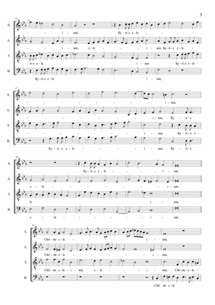 MESSA A 4 VOCI DA CAPPELLA - C. Monteverdi - For SATB Choir image number null