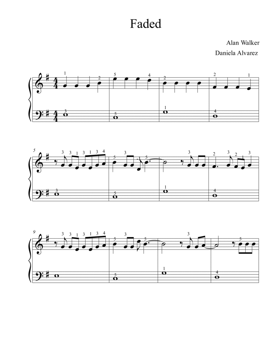 Simply piano faded hotsell