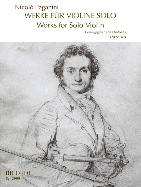 Werke für Violine solo- Works for Solo Violin by Nicolo Paganini Violin Solo - Sheet Music