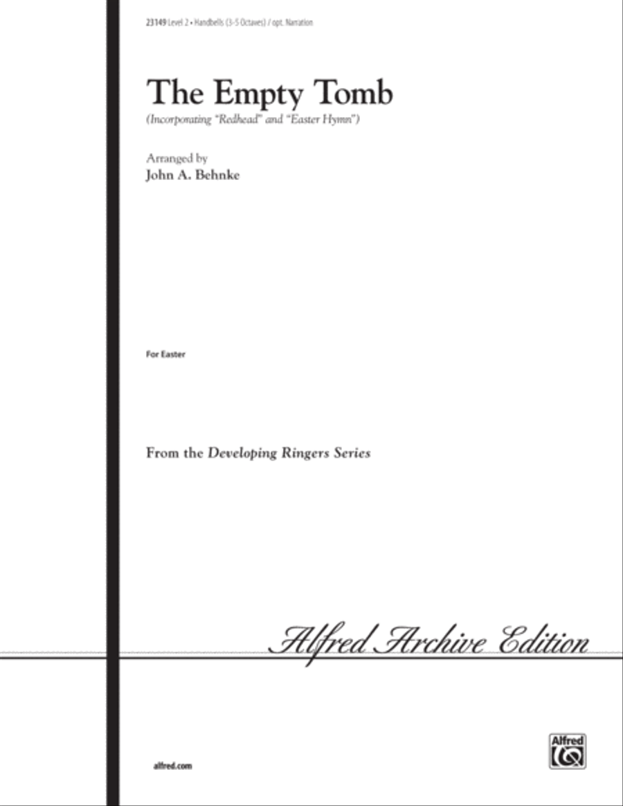 The Empty Tomb The Empty Tomb Handbell Choir scores gallery preview page 1