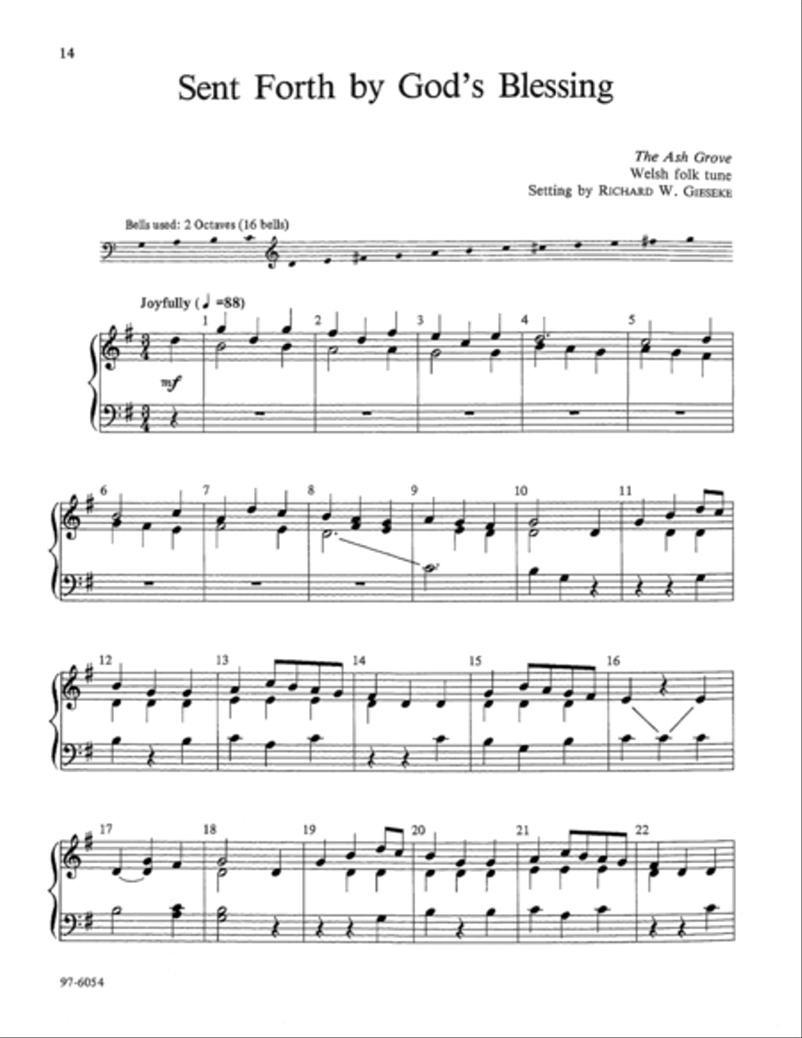 Let His Praises Ring Let His Praises Ring Handbell Choir scores gallery preview page 7