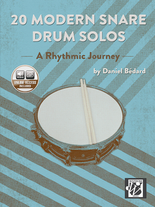 Book cover for 20 Modern Snare Drum Solos