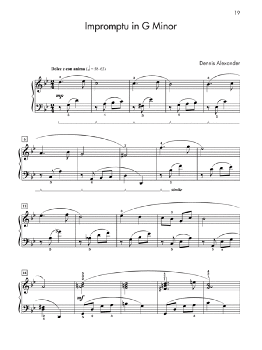 Especially in Romantic Style, Book 2 Piano Solo scores gallery preview page 9