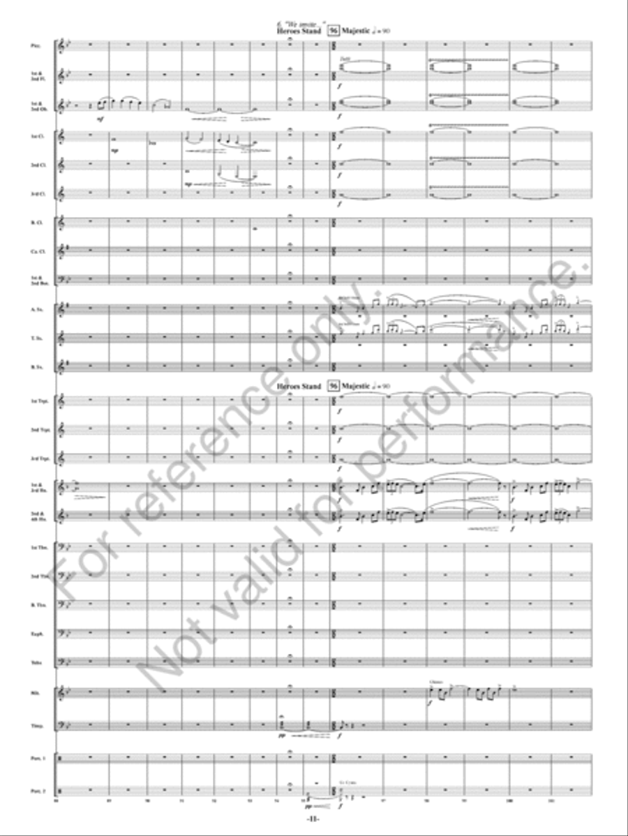 The Greatest Generation Concert Band scores gallery preview page 12
