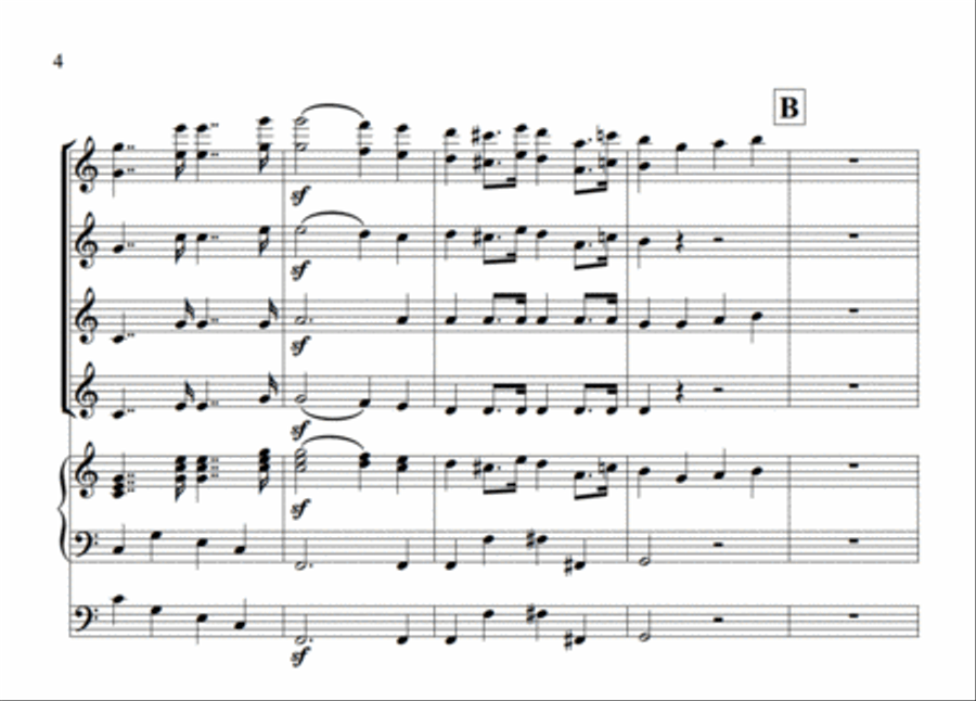 The Wedding March Set of Parts scores gallery preview page 5