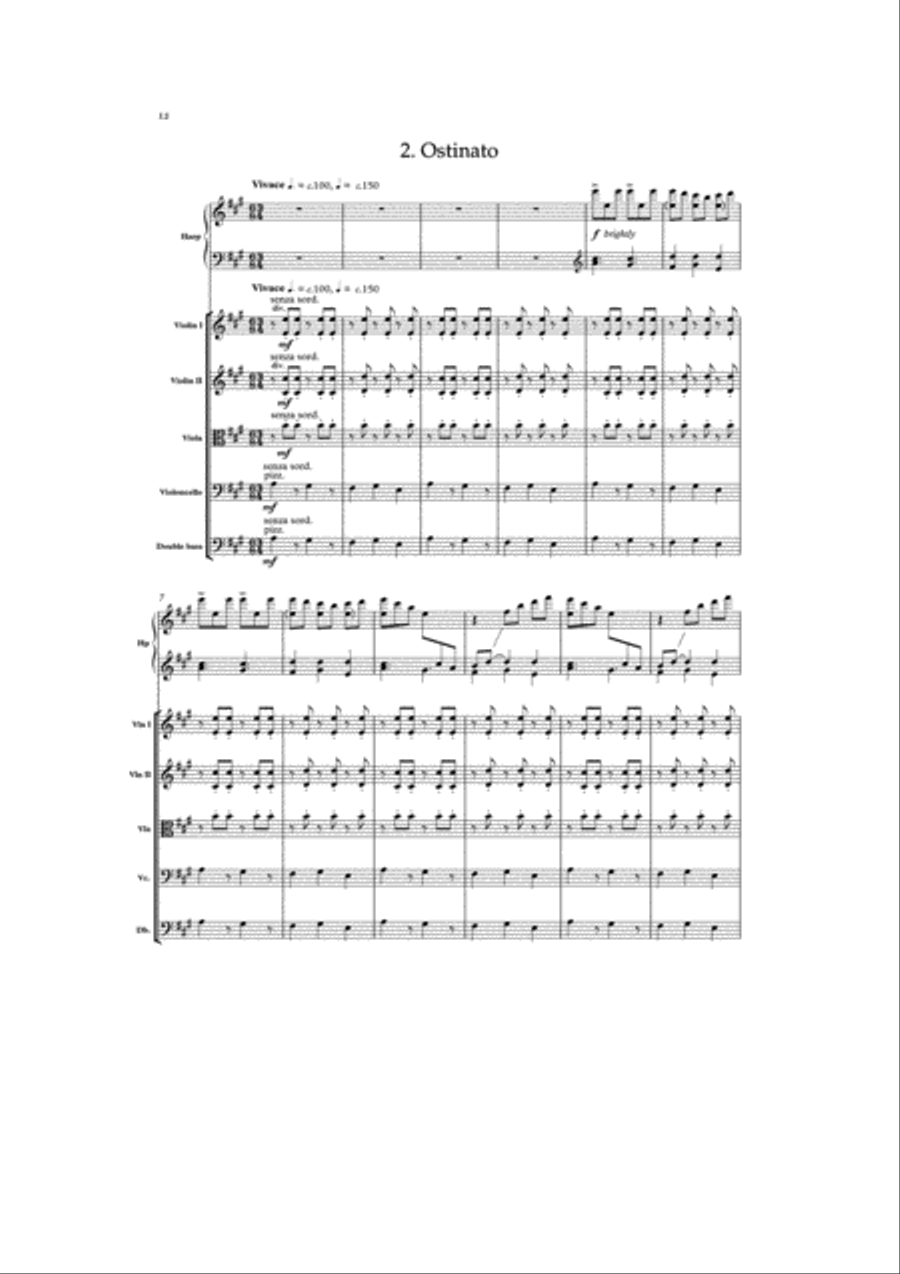 Suite Lyrique Harp scores gallery preview page 11