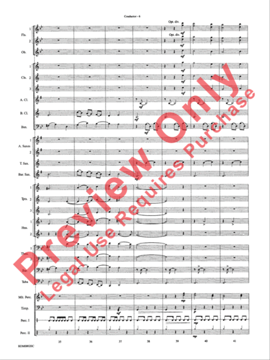 Coventry Carol Concert Band scores gallery preview page 8