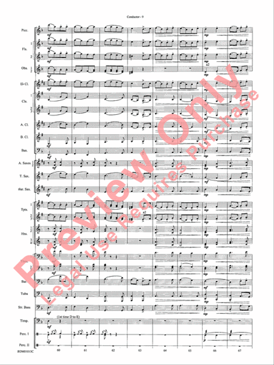Brighton Beach Brighton Beach Concert Band scores gallery preview page 11