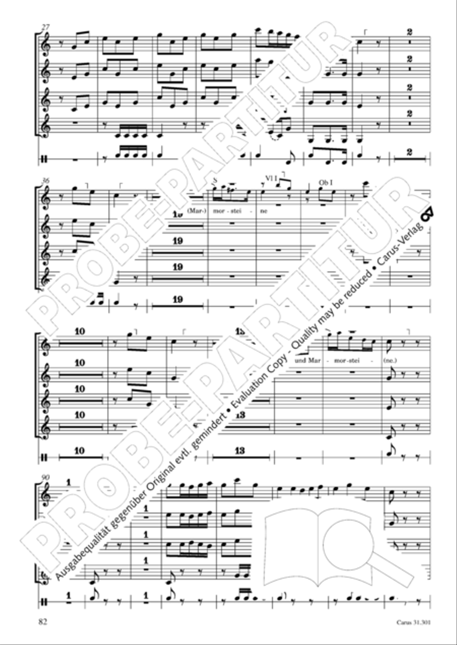 Bach for Brass 1: Cantatas I Voice scores gallery preview page 91