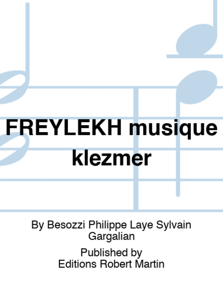 Freylekh musique klezmer, pour clarinette Clarinet Solo scores gallery preview page 1