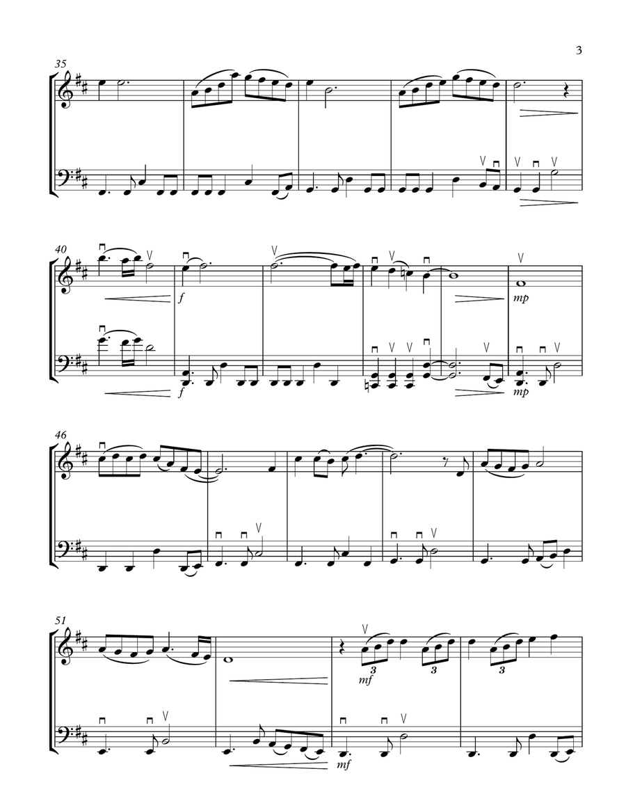 Speechless String Duet scores gallery preview page 3