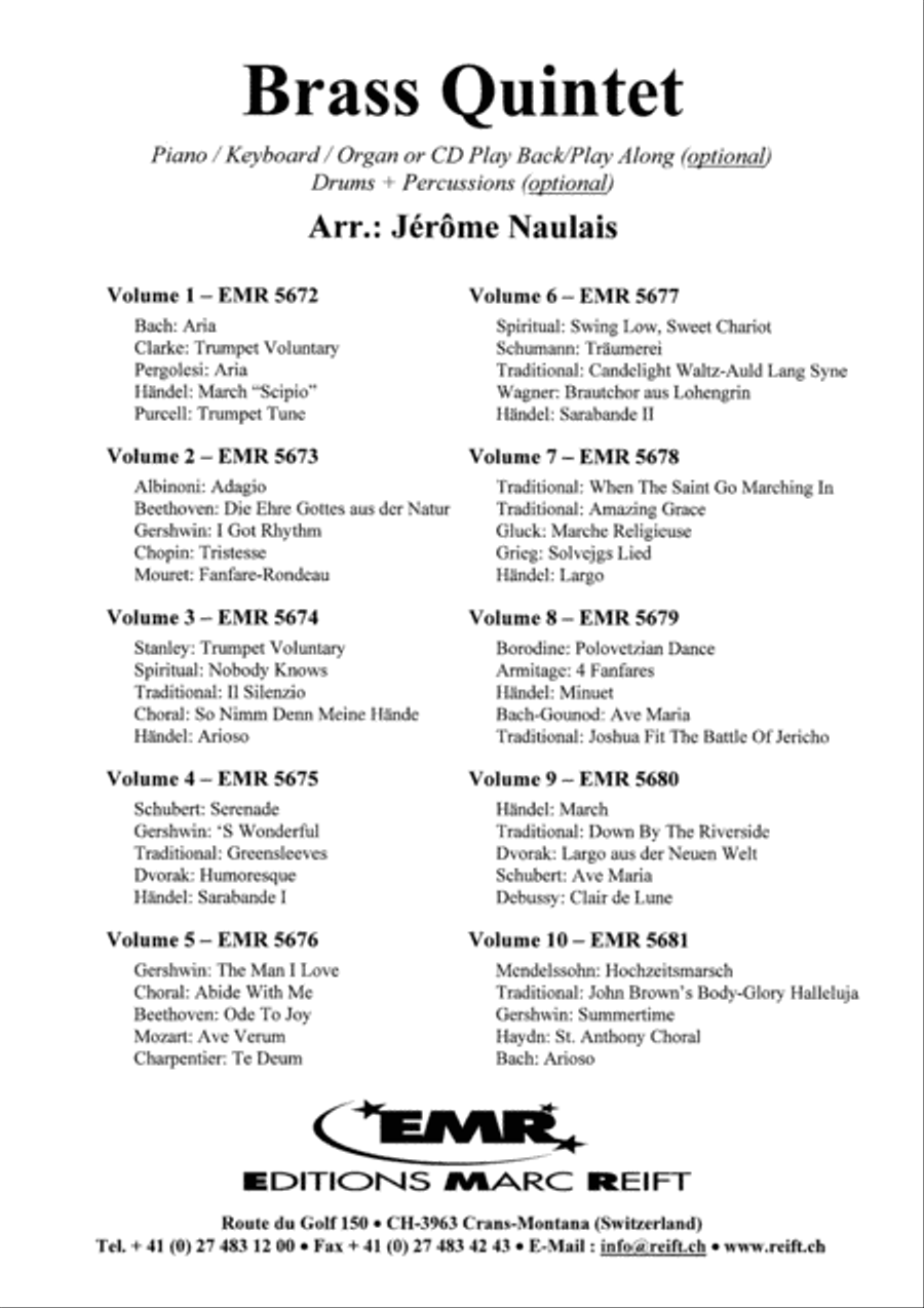 Album Volume 5 Brass Band scores gallery preview page 8