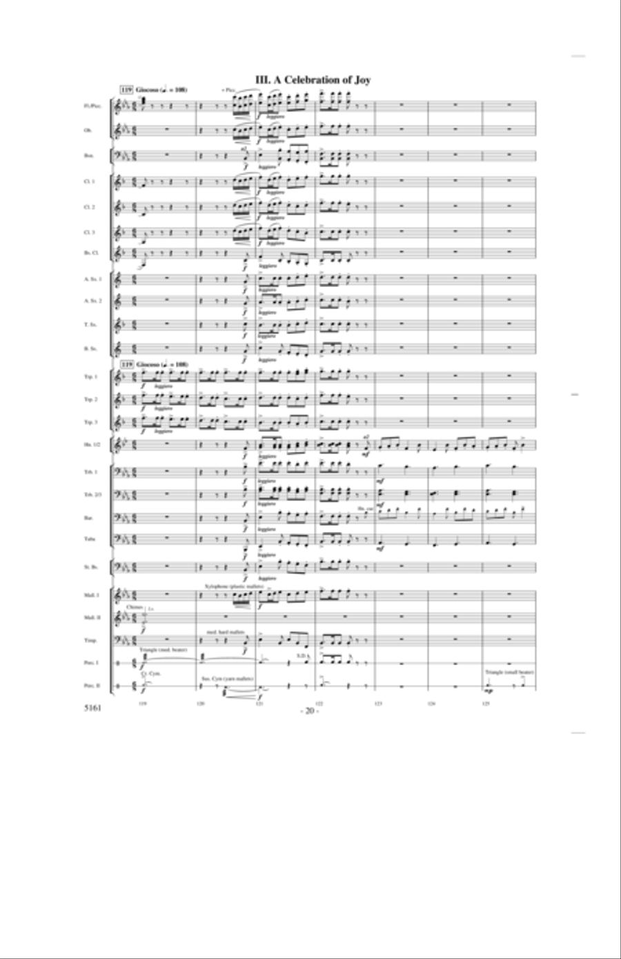 Into the Joy of Spring Concert Band scores gallery preview page 19