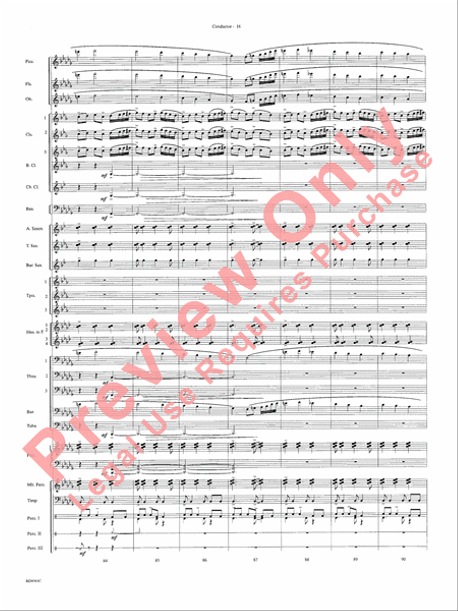 The Inferno The Inferno Concert Band scores gallery preview page 19