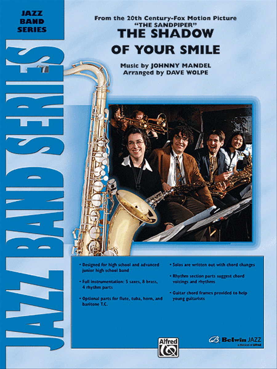 The Shadow of Your Smile (from The Sandpiper) Jazz Ensemble scores gallery preview page 1