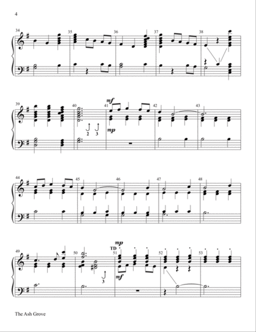 The Ash Grove 3-Octaves scores gallery preview page 4