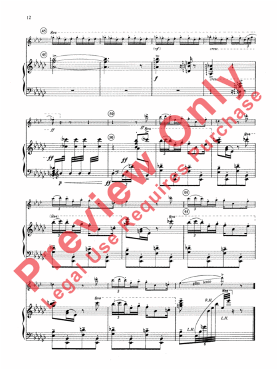 Gershwin Preludes Small Ensemble scores gallery preview page 13