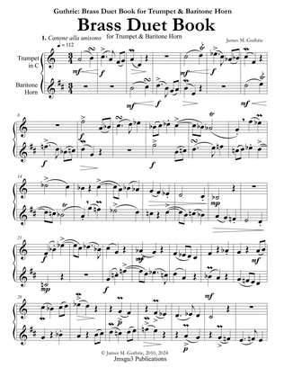 Guthrie: Brass Duet Book for Trumpet & Baritone Horn