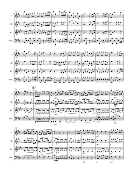 Handel - Royal Fireworks Music(Full) for Woodwind Quartet