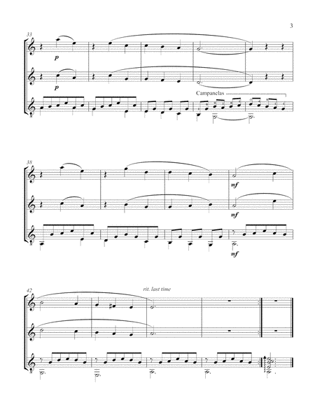 Scarborough Fair (Flute, Oboe and Guitar) - Score and Parts image number null